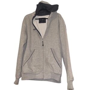 Champs Sports Men’s Heavyweight Full Zip Hoodie Kangaroo Pocket GREY XL